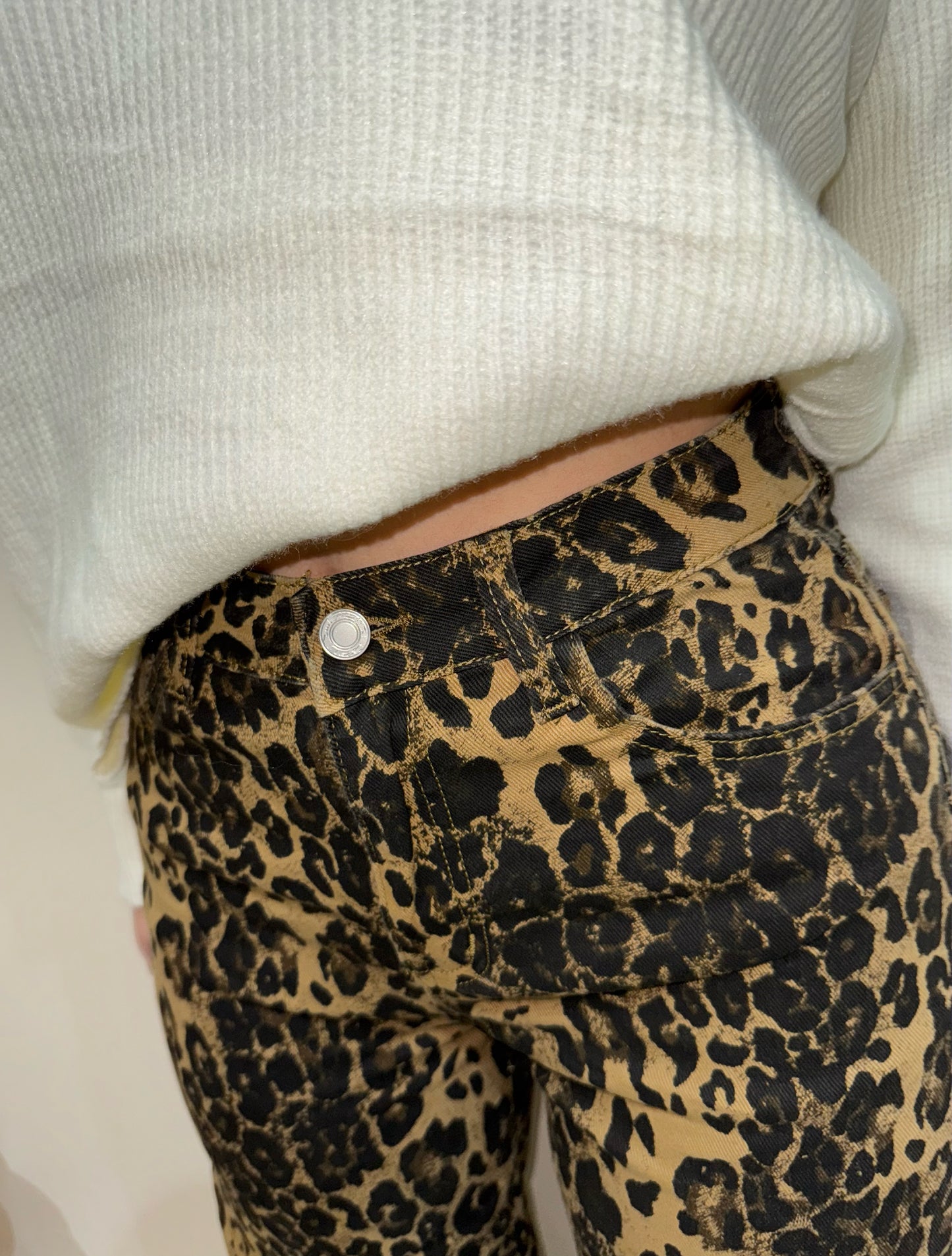 PANTALON PRINT LEOPARD