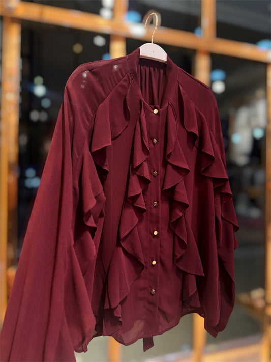 BLUSA MADISON VINO