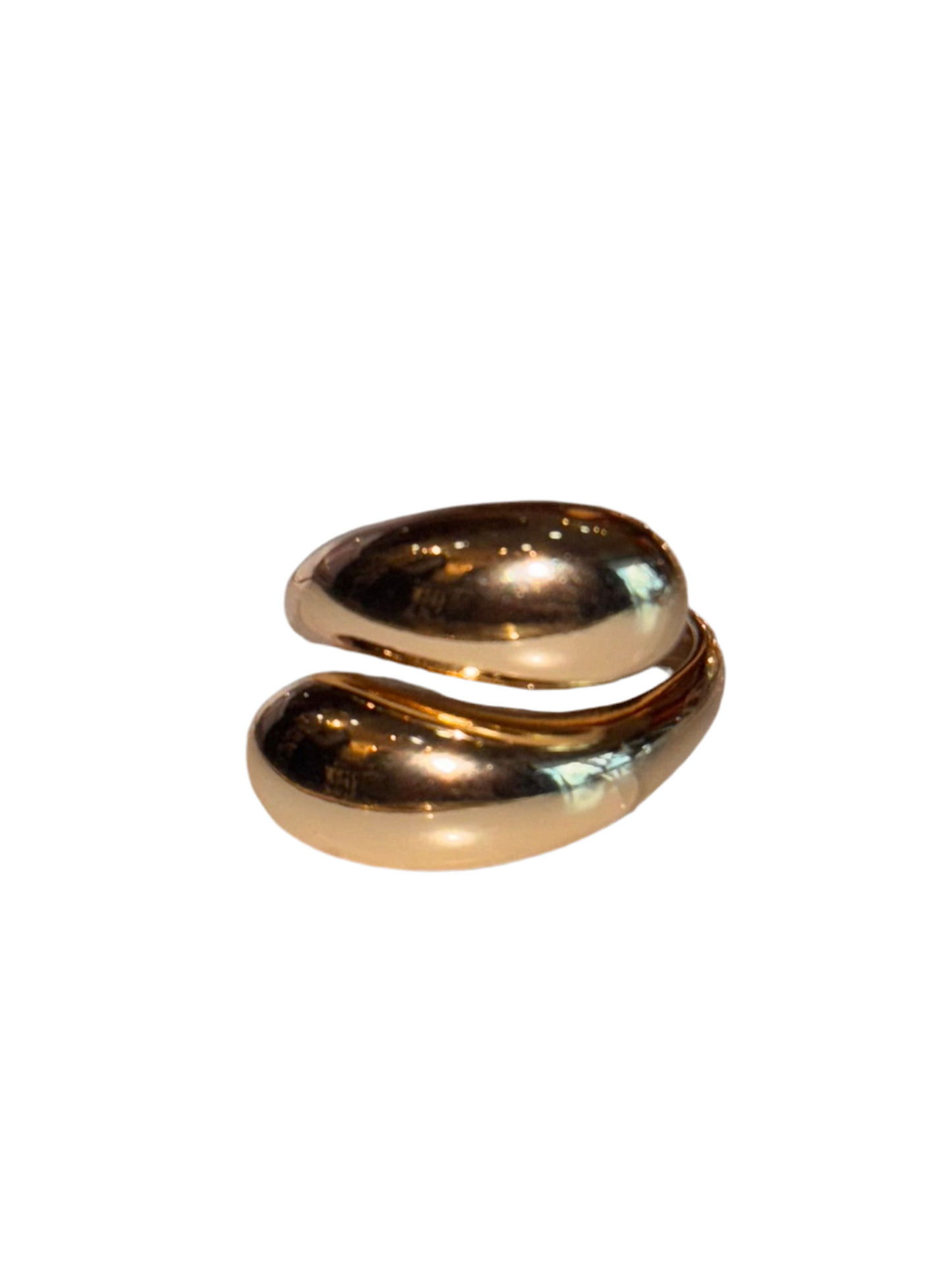 ANILLO GOTA DORADO