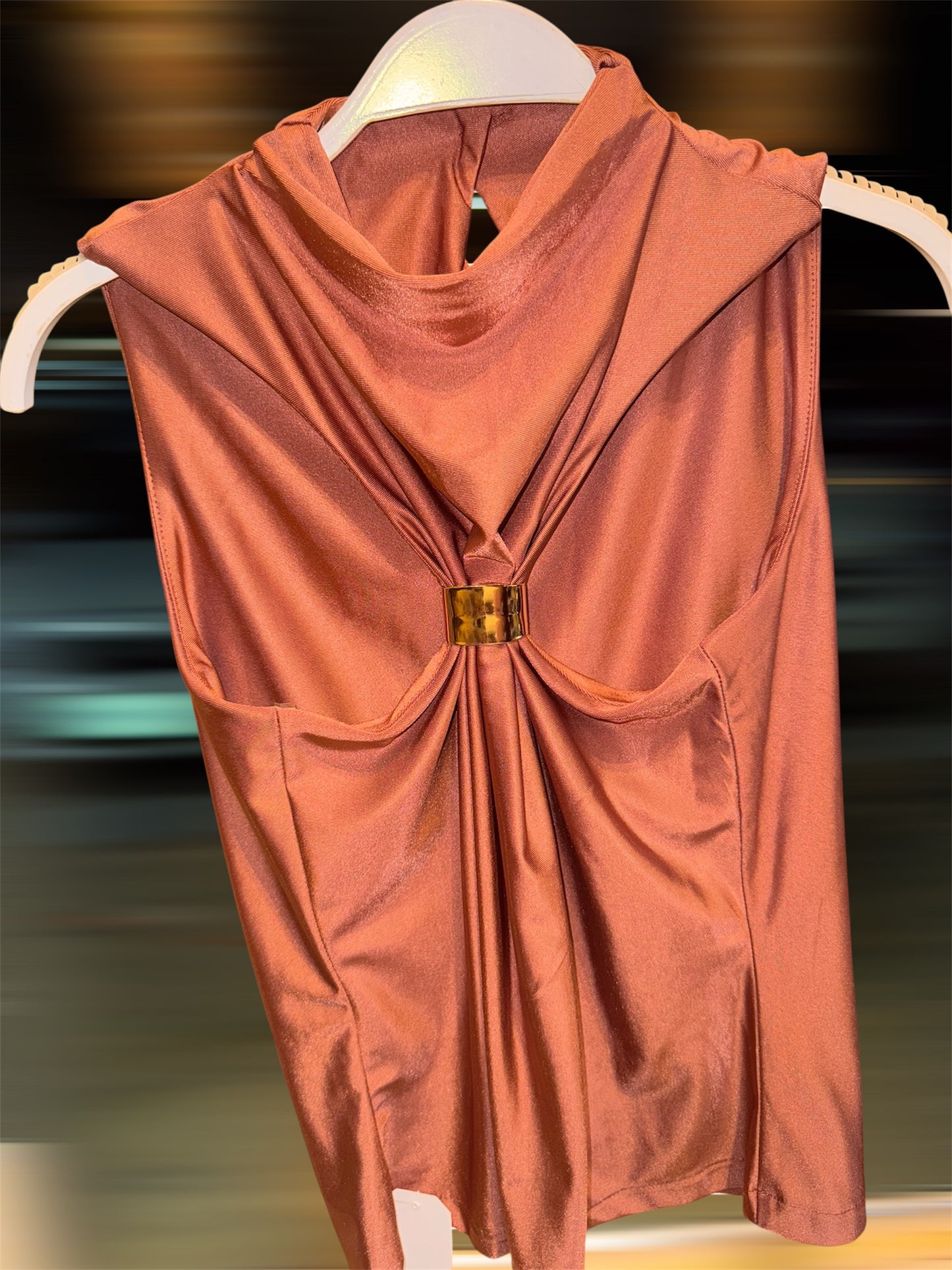 BLUSA AMELIA MOKA
