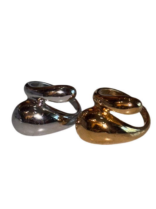 ANILLO GOTA METAL
