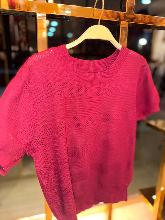 BLUSA TRACY VINO