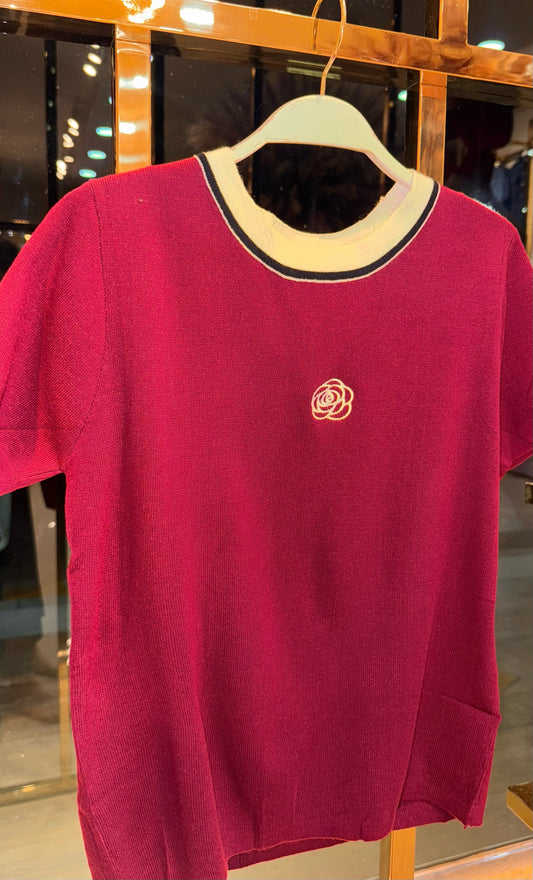 BLUSA ENCANTO VINO