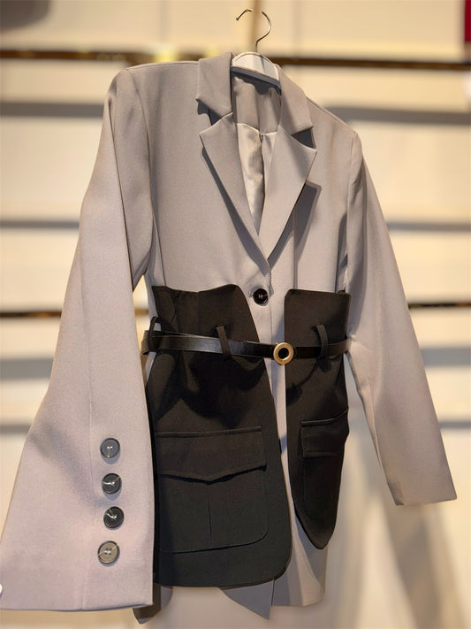 BLAZER MIRA GRIS