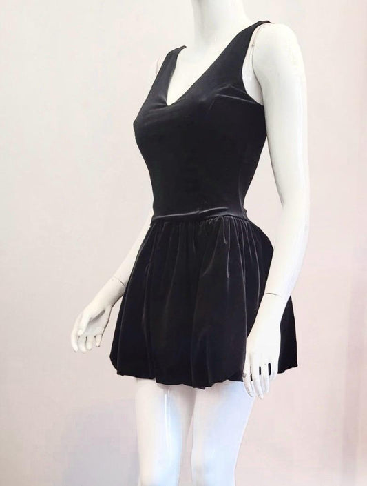 VESTIDO BLACK VELVET